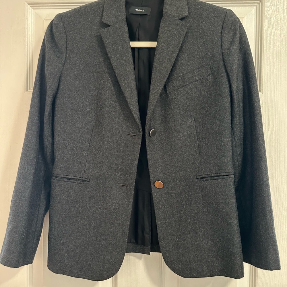 Theory Gray Blazer